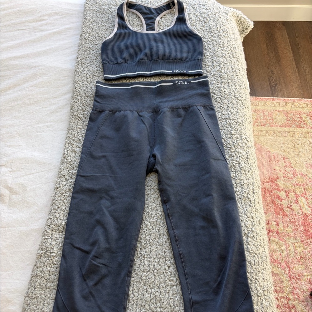 SoulCycle Grey Activewear Set